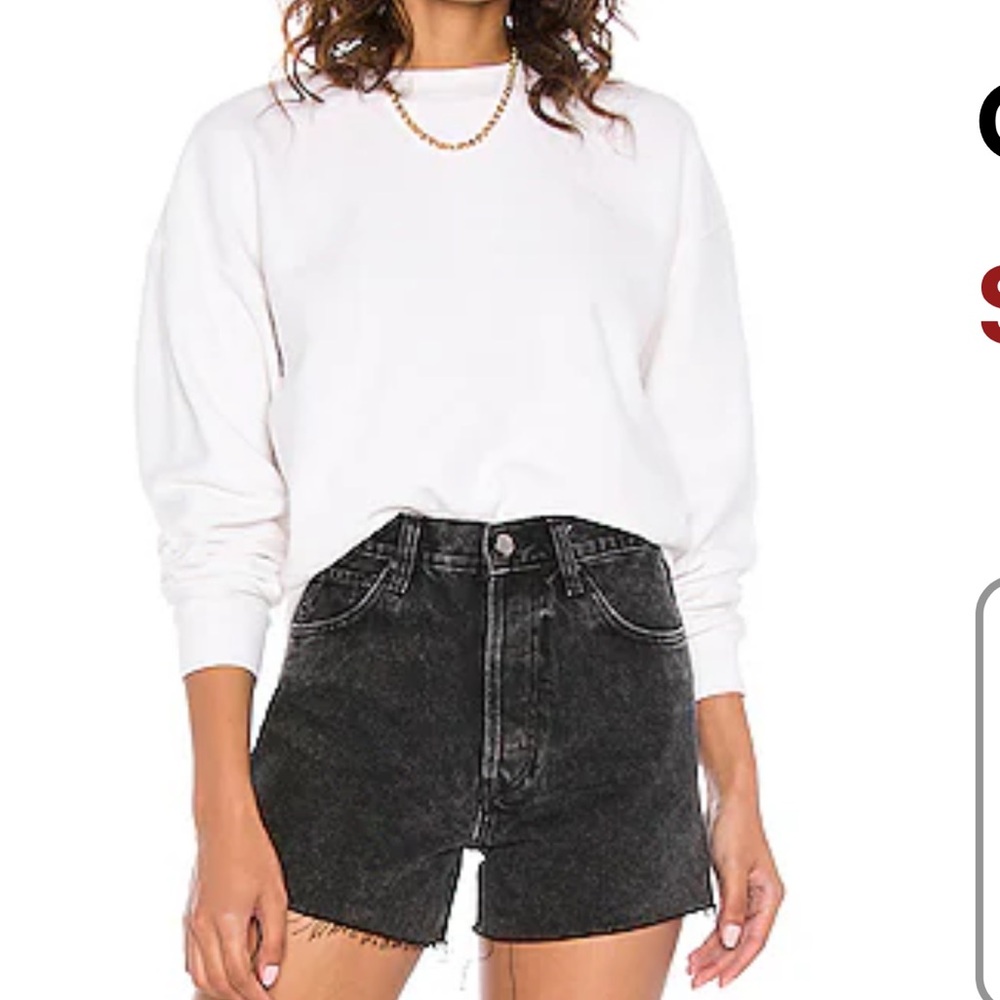 Anine bing reed white sweatshirt XS